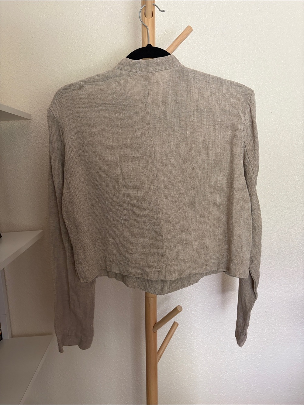 Vintage Gap 100% Linen Mandarin Collar Jacket - Picture 6 of 9